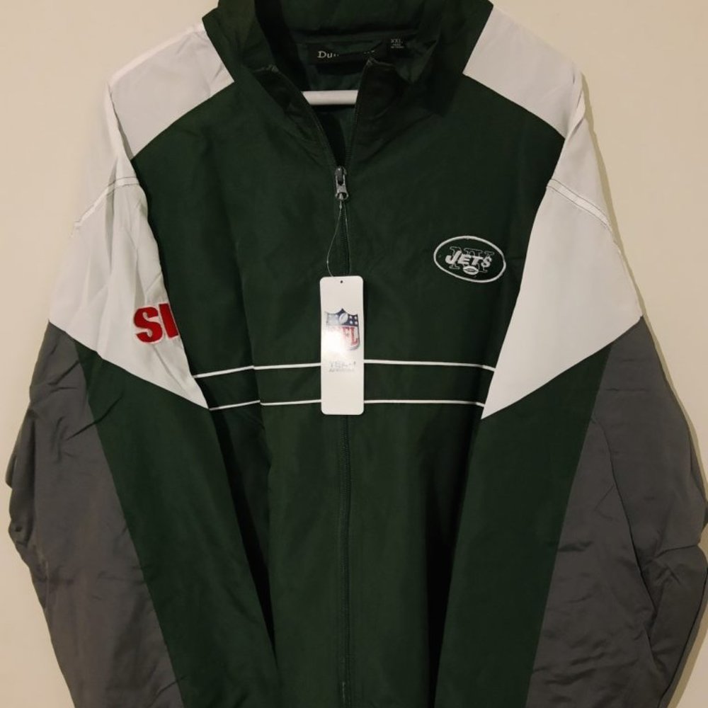 2XL New York Jets Dunbrooke Light Coat windbreaker